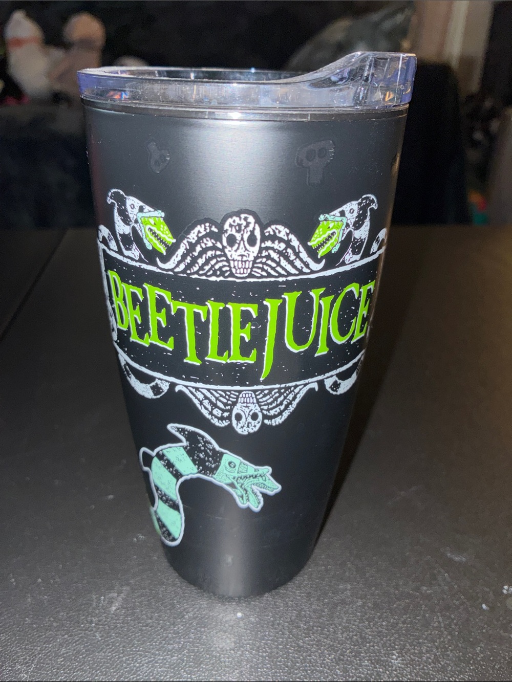 Beetlejuice sand worn ZAK! Travel Tumbler - 20oz hot cold Halloween 🎃 sandworm